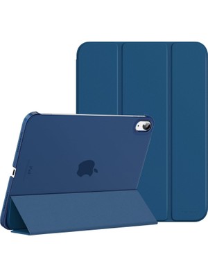 Apple iPad 11. Nesil (A16) 11 Inc 2025 Yatay Standlı Uyku Modlu Basic Arkası Sert Smart Kılıf A3354 A3355
