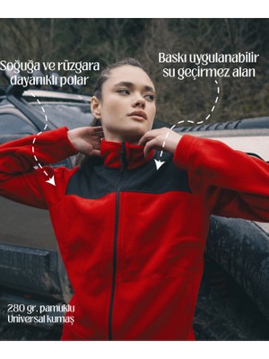 Soğuğa ve Rüzgara Dayanıklı Baskı Uygulanabilir Unisex Softshell Iş Kıyafeti Firma Polar