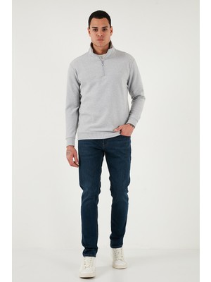 Buratti Pamuklu Slim Fit Yüksek Bel Dar Paça Jeans Erkek Kot Pantolon 3300C28TOKYO