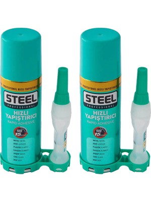 Steel Hızlı Yapıştırıcı 200 ml (2'li Paket)