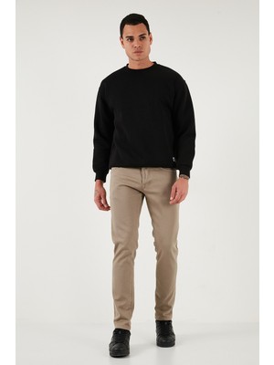 Buratti Streç Pamuklu Slim Fit Normal Bel Dar Paça Jeans Erkek Kot Pantolon 1115C24NAPOLI