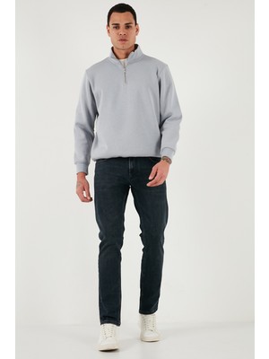 Buratti Pamuklu Regular Fit Normal Bel Boru Paça Jeans Erkek Kot Pantolon 2211C25PARMA