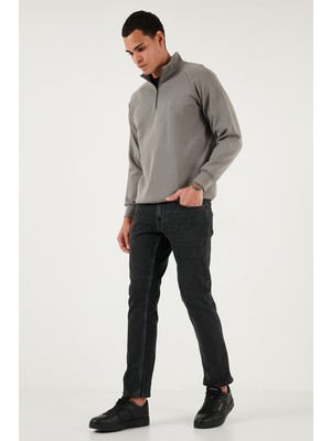 Buratti Pamuklu Regular Fit Normal Bel Boru Paça Jeans Erkek Kot Pantolon 2211C30PARMA