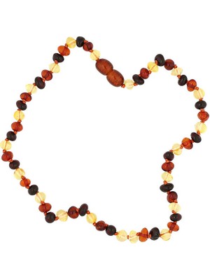 Bebek Damla Kehribar Diş Kolye