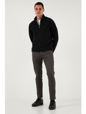 Buratti Streç Pamuklu Slim Fit Normal Bel Dar Paça Jeans Erkek Kot Pantolon 1115C24NAPOLI