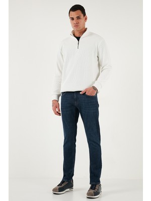 Buratti Pamuklu Slim Fit Yüksek Bel Dar Paça Jeans Erkek Kot Pantolon 3300C41TOKYO