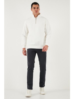 Buratti Pamuklu Regular Fit Normal Bel Boru Paça Jeans Erkek Kot Pantolon 2211C40PARMA