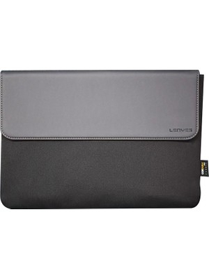 Lenyes LB503 Darbe Emici Su Geçirmez Pu Cordura Kumaş 13-14 Inç Laptop Çantası Siyah