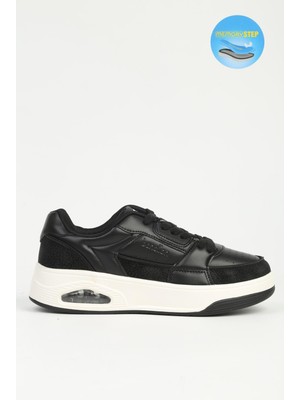 Benetton Kadın Siyah Beyaz Spor Ayakkabı Ithal BNI-12133
