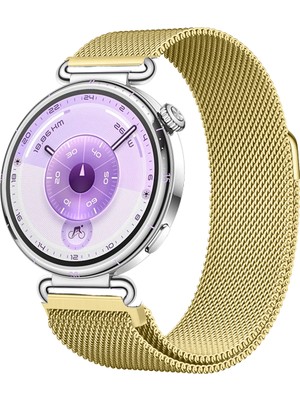 Huawei Watch Gt6 41MM Uyumlu Manyetik Milanese Loop Metal Kordon