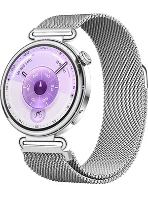 Huawei Watch Gt6 41MM Uyumlu Manyetik Milanese Loop Metal Kordon