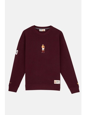Metin Oktay Supersoft Sweatshirt - Bordo