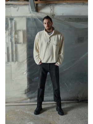 Socrates Polar Pop Over Sweatshirt - Parşömen Bej