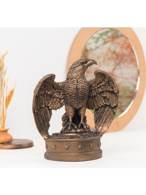 Dekoratif Kartal Gold Biblo