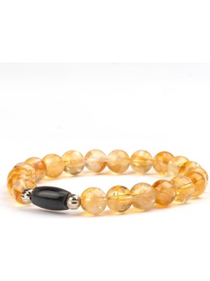Sitrin Doğal Taş Bileklik (8 Mm) – Kendine Yolculuk