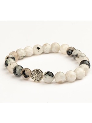 Aytaşı Doğal Taş Bileklik (8  Mm) – Geceyle Uyum