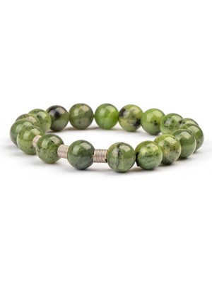Kanada Yeşimi Doğal Taş Bileklik (10 Mm) – Öz'ün Ritmi