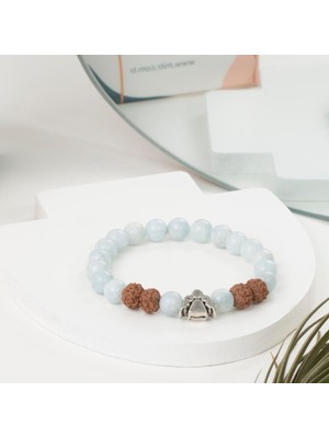 Akuamarin Doğal Taş Bileklik