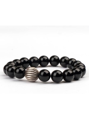 Oniks Doğal Taş Bileklik (10 Mm) – Zihin Karanlığı