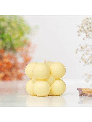 Bubble Temalı Vegan Soya Mumu