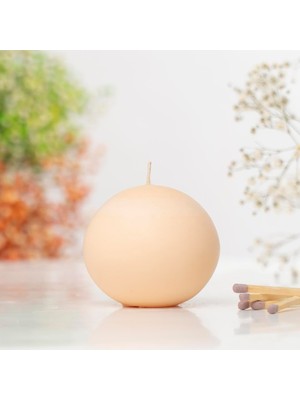 Silindir Temalı Organik Soya Mum