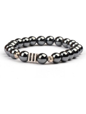 Hematit Doğal Taş Bileklik (8 Mm) – Enerji Kalkanı