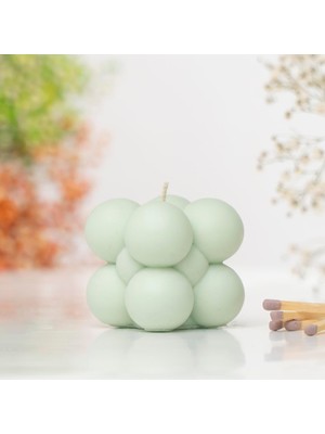 Bubble Temalı Vegan Soya Mumu