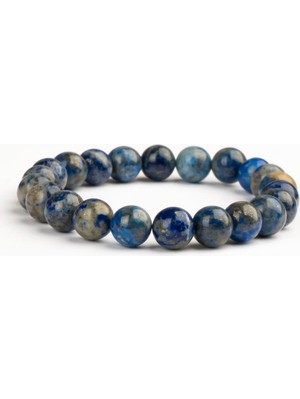 Lapis Lazuli Doğal Taş Bileklik (8 Mm) – Ruhsal Uyanış