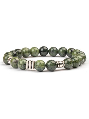 Kanada Yeşimi Doğal Taş Bileklik (8 Mm) – Ruhun Yankısı