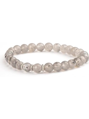 Labradorit Doğal Taş Bileklik (6 Mm) – Derinlik Taşı