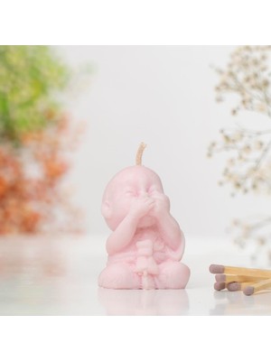 Bilmiyorum Buddha Temalı Doğal Soya Mum