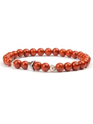 Jasper Doğal Taş Bileklik (6 Mm) – Derin Akış