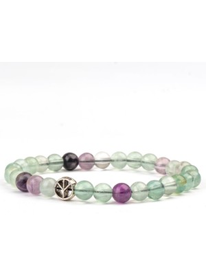 Florit Doğal Taş Bileklik (6 Mm) – Huzur Dalgası