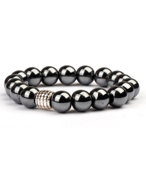 Hematit Doğal Taş Bileklik (10 Mm) – Duygusal Zırh