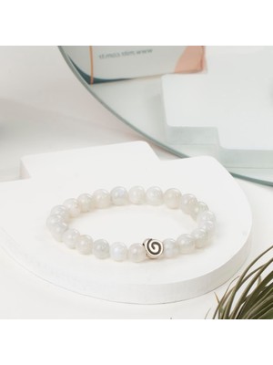 Ay Taşı Doğal Taş Bileklik