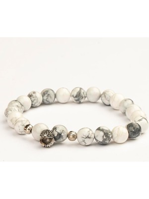 Havlit Doğal Taş Bileklik (8 Mm) – Hafif Zaman