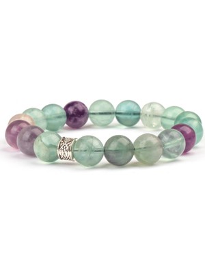 Florit Doğal Taş Bileklik (10 Mm) – Netlik Frekansı