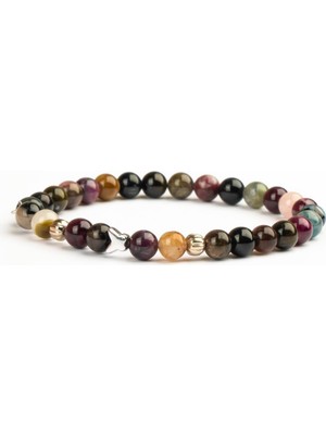 Turmalin Doğal Taş Bileklik (6 Mm) – Kökten Gelen