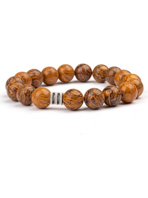 Ağaç Jasper Doğal Taş Bileklik (10 Mm) – Doğanın Fısıltısı