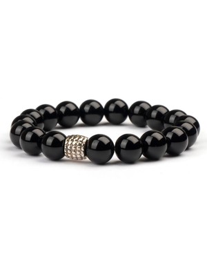 Oniks Doğal Taş Bileklik (8 Mm) – Ruhun Kalkanı