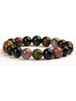 Turmalin Doğal Taş Bileklik (10 Mm) – Enerjisel Siper
