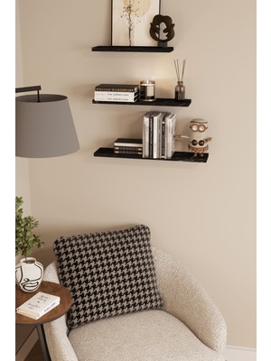 Dekorfim DF05102BD 3'lü Dekoratif Raf Düzenleyici Duvar Rafları