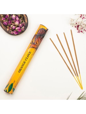 Aromatika Portakal & Karanfil Aromalı Premium Çubuk Tütsü