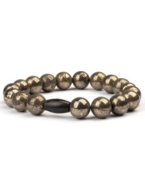 Pirit Doğal Taş Bileklik (10 Mm) – Gizli Güç