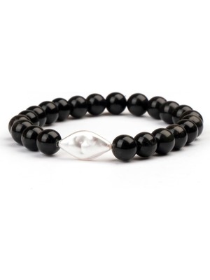 Oniks Doğal Taş Bileklik (10 Mm) – Sonsuz Sabır