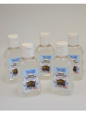 Umre ve Hac Için Kokusuz Ihram Şampuanı – 50 Ml, Seyahat Boyu, Ihrama Uygun- 5 Adet