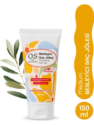 QS Besleyici Saç Jölesi 150 ml Orta Sertlikte Keratinli Vegan İçerik ile Zeytinyağı Desteği