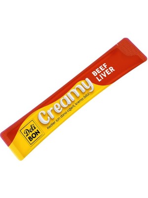 Delibon Creamy Ödül Maması Dana Ciğerli 15 gr 1 Tane Kediler İçin Lezzetli Atıştırmalık