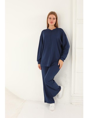 Lanze Alt-Üst Kanal Dikiş Yırtmaçlı Takım Yumuşak Doku