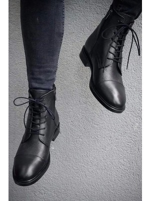 %100 Hakiki Deri, Suya Dayanıklı, Erkek Bot